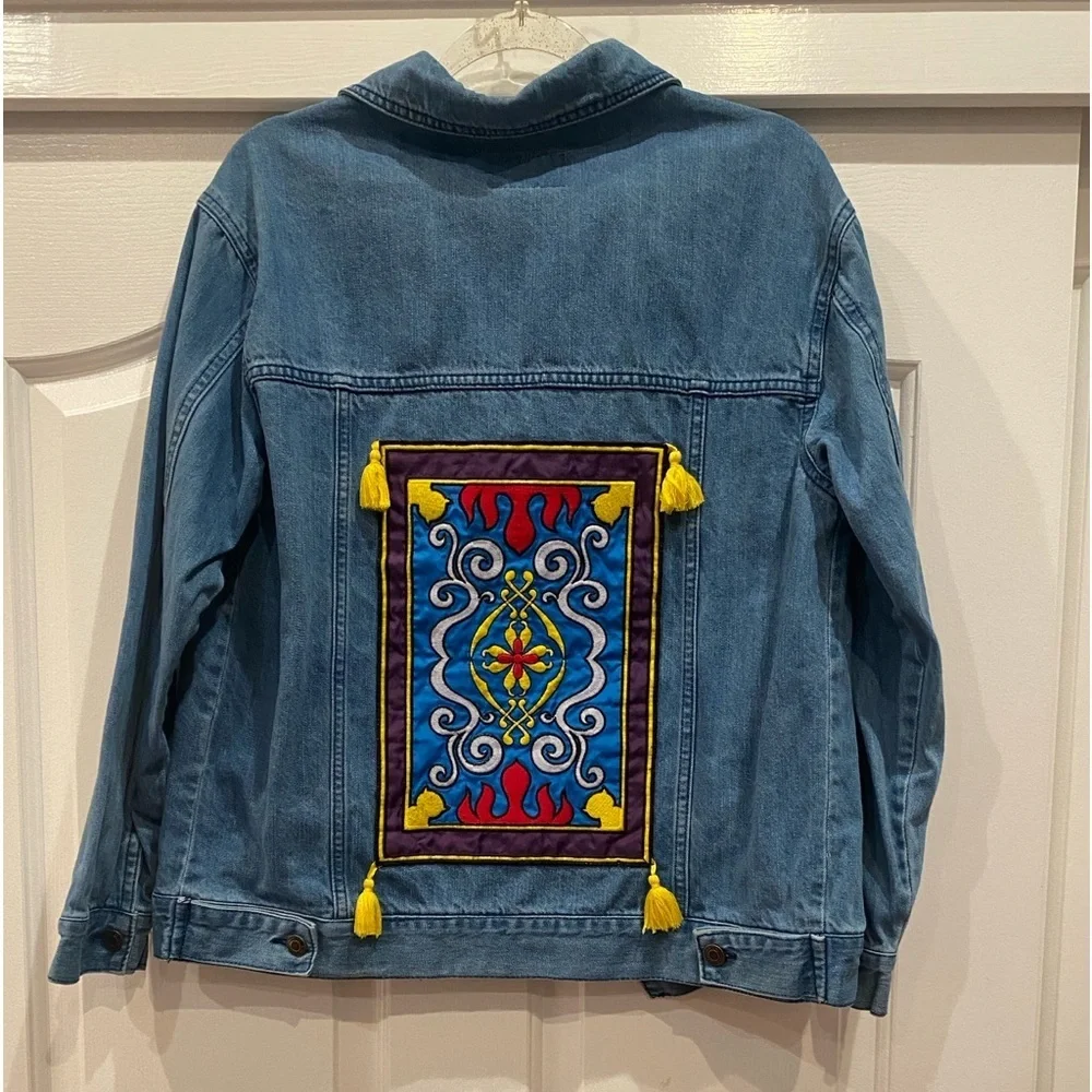 Disney oh my disney Aladdin denim jacket  size M